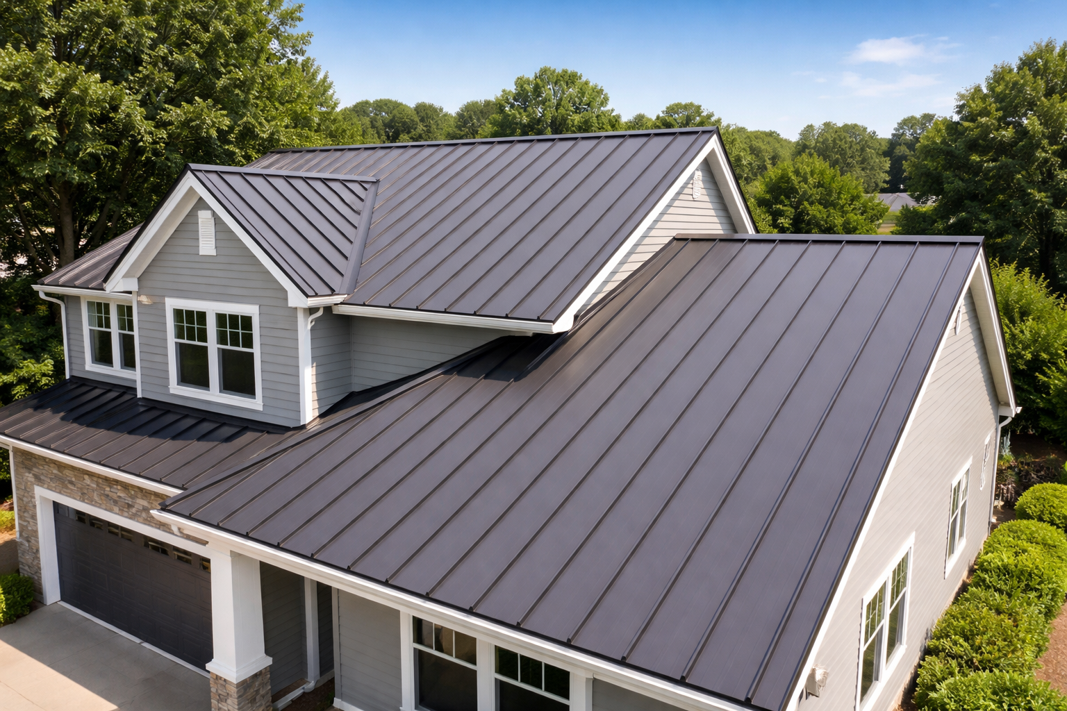 Metal roofing project