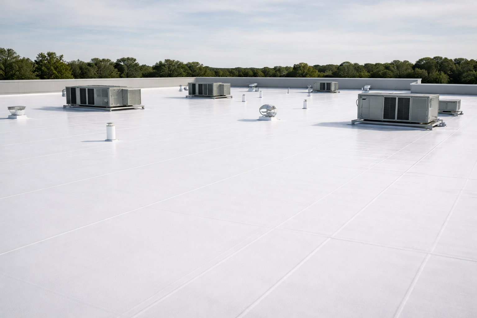 Flat roofing project